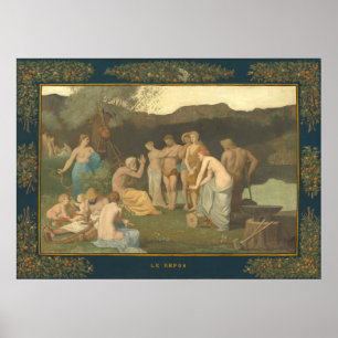 Descanso - Pierre Puvis de Chavannes Arte Fino
