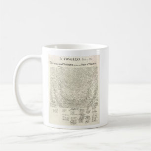 Descaración de la taza de la independencia