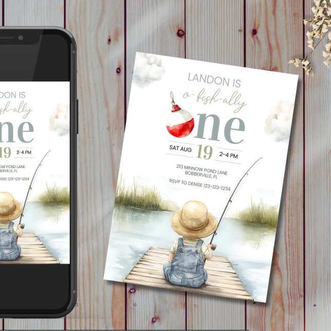 Descarga de invitación digital de cumpleaños Ofish (Subido por el creador)