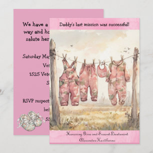 Descarga digital de invitación para baby shower de