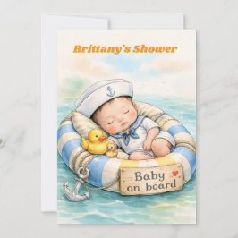 Descarga digital de invitación para ducha de bebé 