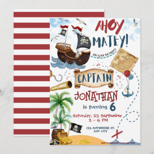 Descarga instantánea de invitación pirata