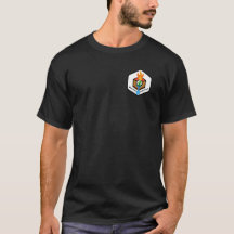 Descartando el diseño de la camiseta negra de carb