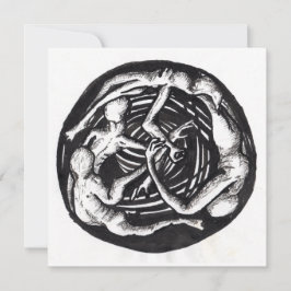 Descenso en espiral, tarjeta plana