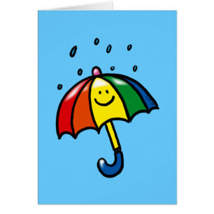 Descensos del paraguas y de la lluvia del arco