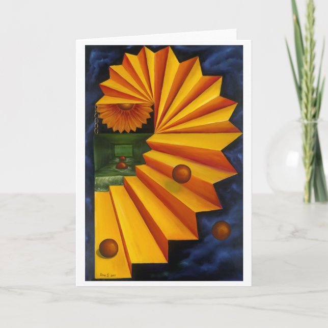 Descifrando el viaje - tarjeta de felicitación (Anverso)