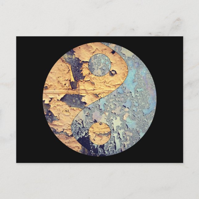 Descomponer la postal Yin Yang (Anverso)