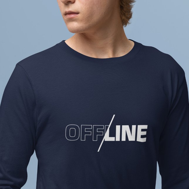 Desconectado | Camiseta de humor geek (Subido por el creador)