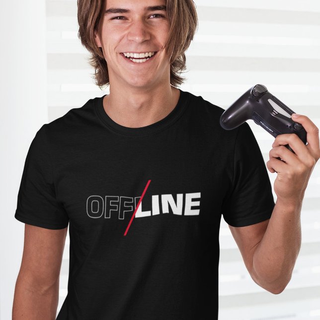 Desconectado | Camiseta de humor geek (Subido por el creador)