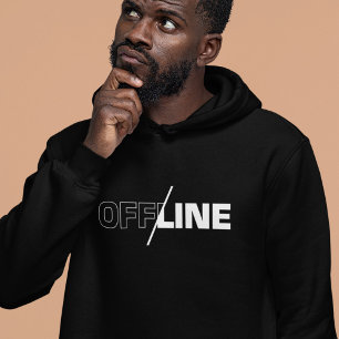 Desconectado Sudadera con humor geek
