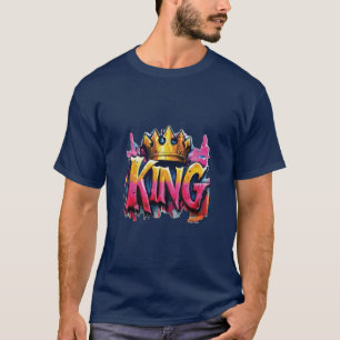 Descripción de la camiseta de la corona del graffi