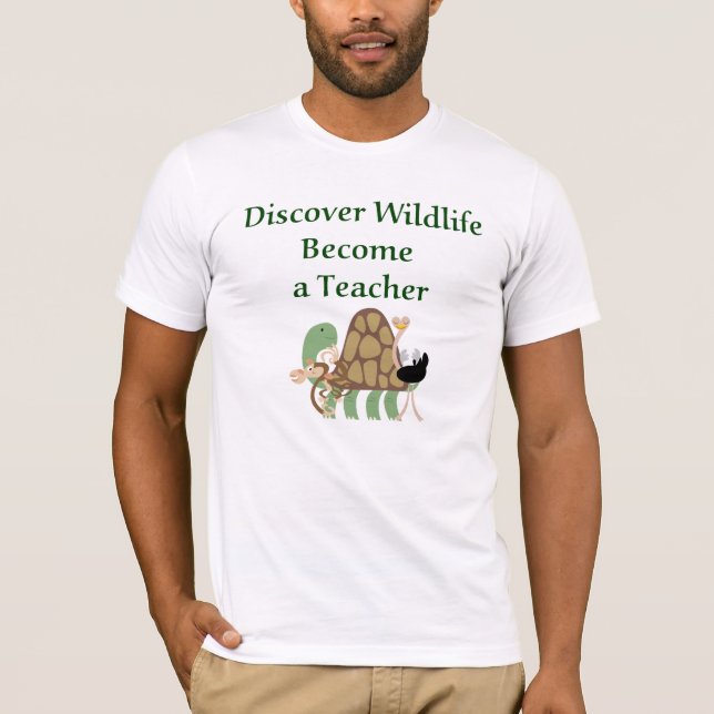 Descubra la camiseta del profesor de la fauna (Anverso)