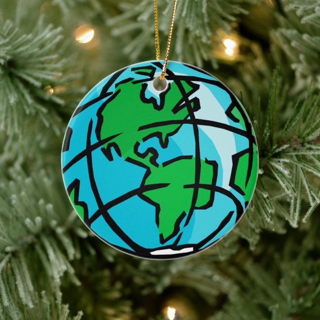 Descubre nostalgia: ornamento retro de glóbulos (Árbol)