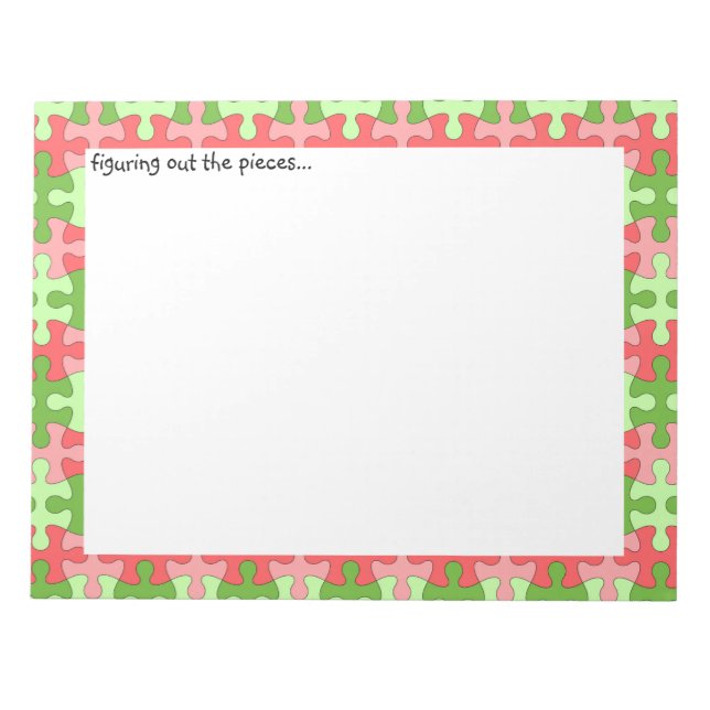 Descubriendo el Bloc de notas del rompecabezas de  (Frente)