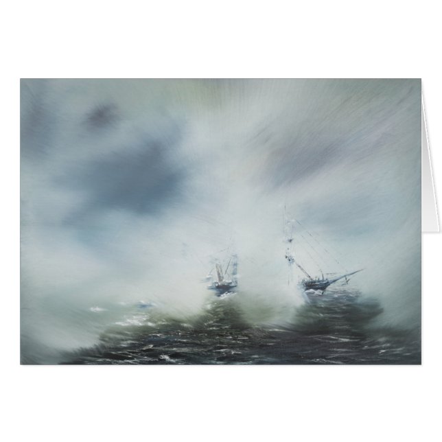 Descubrimiento de un claro en el mar niebla Capitá (Anverso (Horizontal))