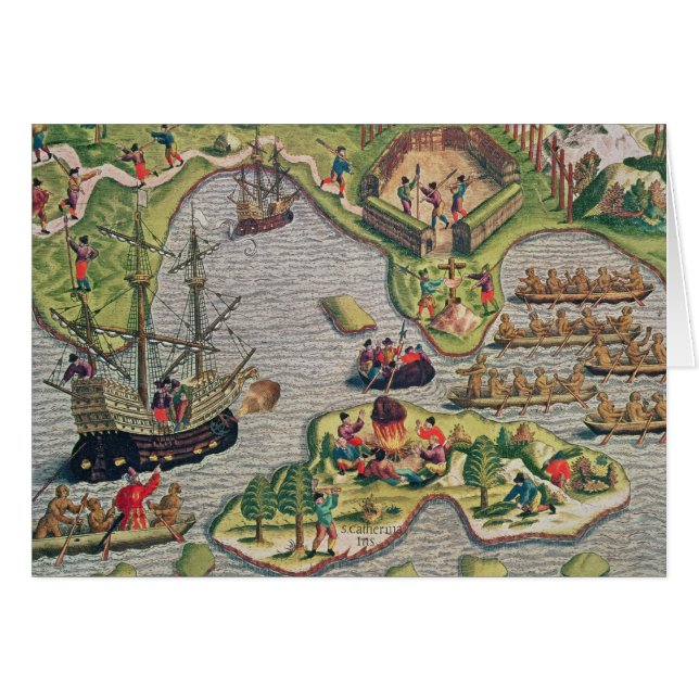 Descubrimiento de una cruz entre las rocas (Anverso (Horizontal))