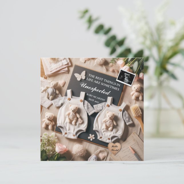 Descubrimiento digital de la invitación del embara (Anverso de pie)