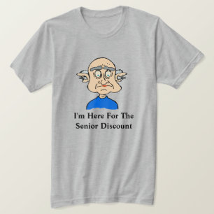 Descuento para adultos, añadir texto Camiseta para