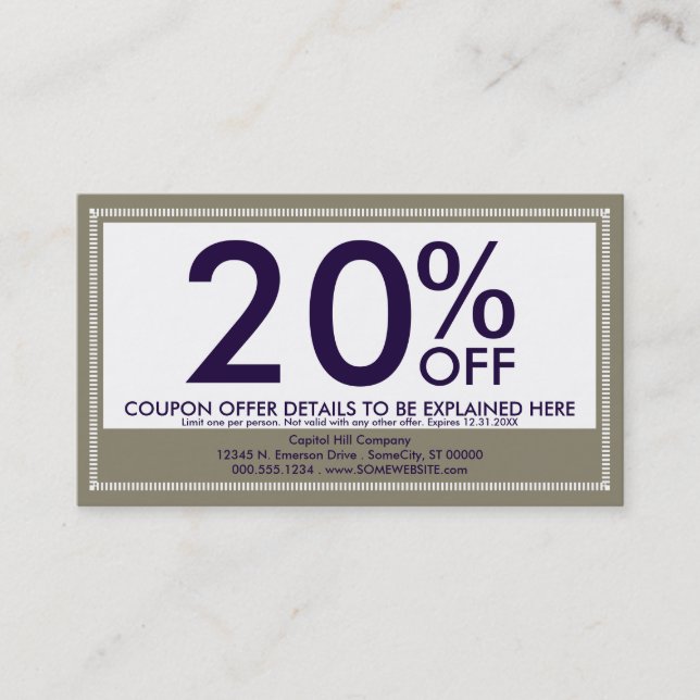 descuento por cupón estilo emo (Anverso)