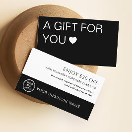 Descuentos Aumentar Clientes Repetitivos Tarjeta de Regalo Mo