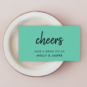 Descuentos Bebe Voucher   Tarjeta de token de Fiesta verde ve