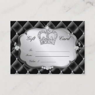 Descuentos Corona copetuda del diamante de la tarjeta de