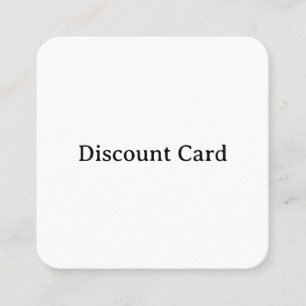 Descuentos Crea tu propia tarjeta redondeada simple de 2,5" x