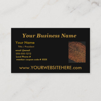 Descuentos gld del negro de la tarjeta de visitas