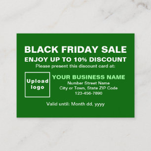 Descuentos Negocio Venta del Viernes Negro en Tarjeta de Desc