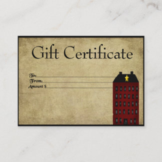 Descuentos Red Saltbox House - Tarjeta de regalo Prim Gift