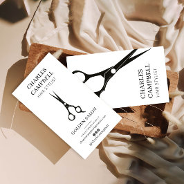 Descuentos Tarjeta De Negocios Vintage Moderna De Cabello Bla