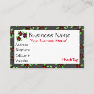 Descuentos Tarjeta de presentación del diseñador de flores ne