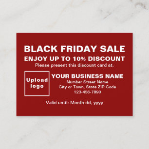 Descuentos Venta de Business Black Friday con tarjeta de desc