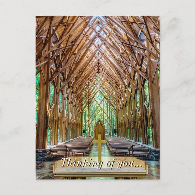 Desde el altar pensando en ti Tarjeta postal (Anverso)