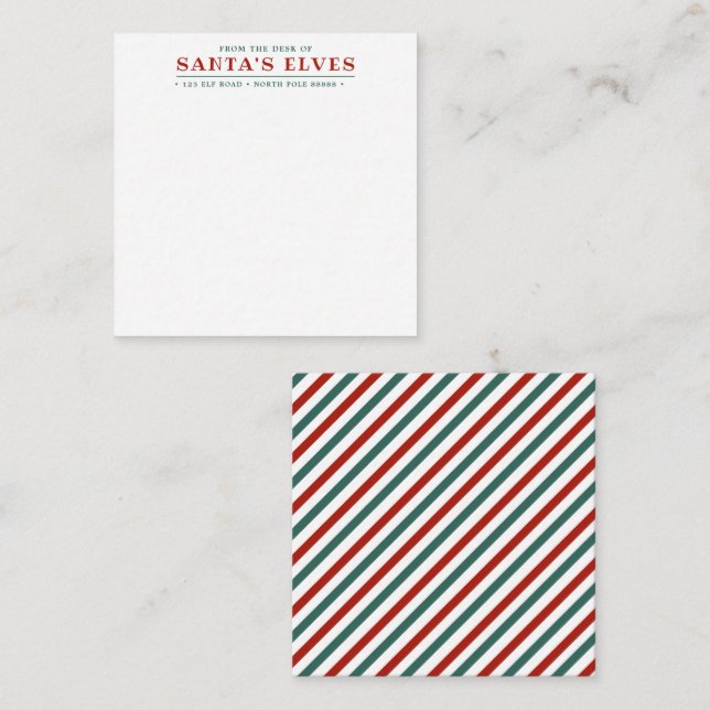 Desde el escritorio de la tarjeta de nota mini de  (Anverso / Reverso)