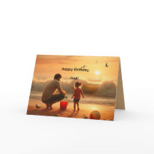 DESDE EL PRINCIPIO - TARJETA DE CUMPLEAÑOS DE PAPÁ