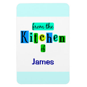 Desde la Cocina de Imán de Nevera Retro Personaliz