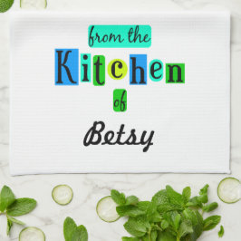 Desde la cocina de la toalla de cocina retro Perso