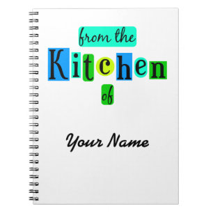 Desde la Cocina de Libreta Personalizada Retro