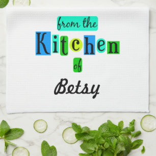 Desde la Cocina de Toalla de Cocina Retro Personal