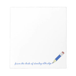 Desde la mesa del Bloc de notas personalizado