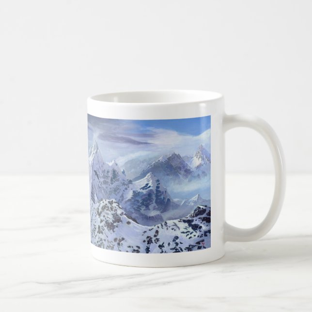 Desdentado en taza de café de la nieve (Derecha)