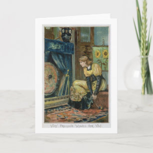 Desea muy muy para usted, navidad del Victorian