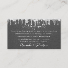 Deseando Bien Para Invitación De Boda Plata Kraft
