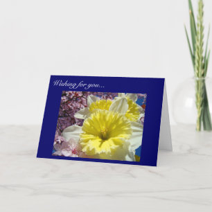 Deseando días felices y soleados para ti. Tarjetas