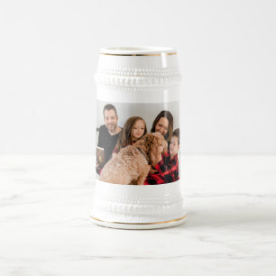 Deseando Feliz Navidad Taza de Nuestra Familia