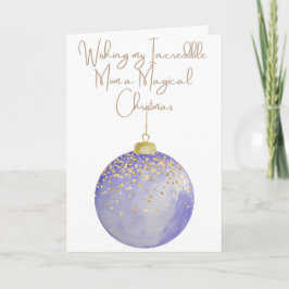 Deseándole a mi mamá un Navidad mágico