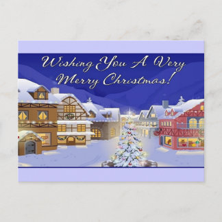 Deseándole una postal de las Felices Navidad