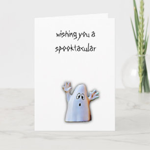 Deseándole una tarjeta de Spooktacular Halloween