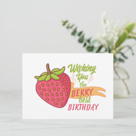 Deseándote el mejor cumpleaños de berry